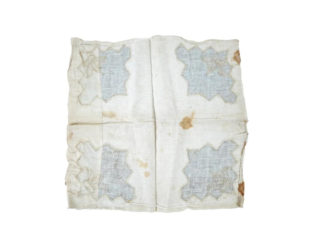 Unknown 19Th Century Turkish Hand Embroidered Velvet Textile For Sale