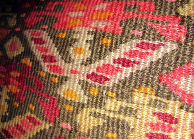 19th century Turkish Kilim Remnant Pillow, Pair For Sale at 1stDibs