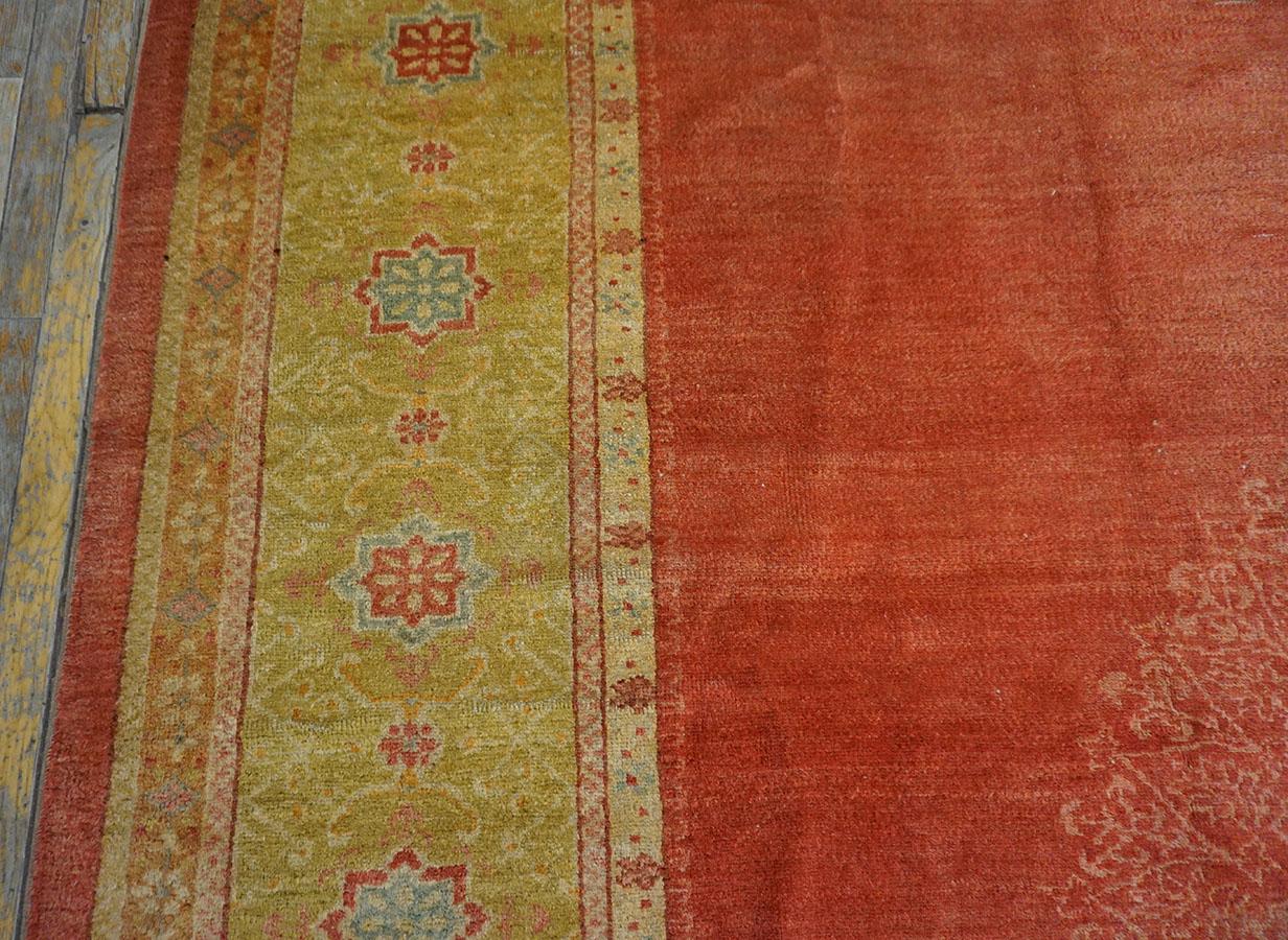 Tapis turc Oushak du 19e siècle 11' 2