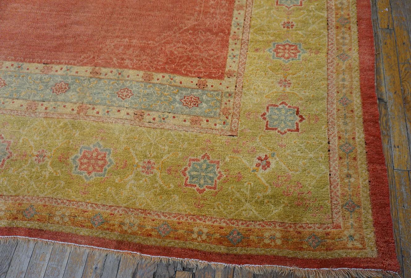 Tapis turc Oushak du 19e siècle 11' 2
