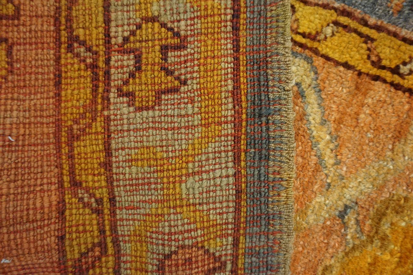 19th Century Turkish Oushak Carpet ( 8'3