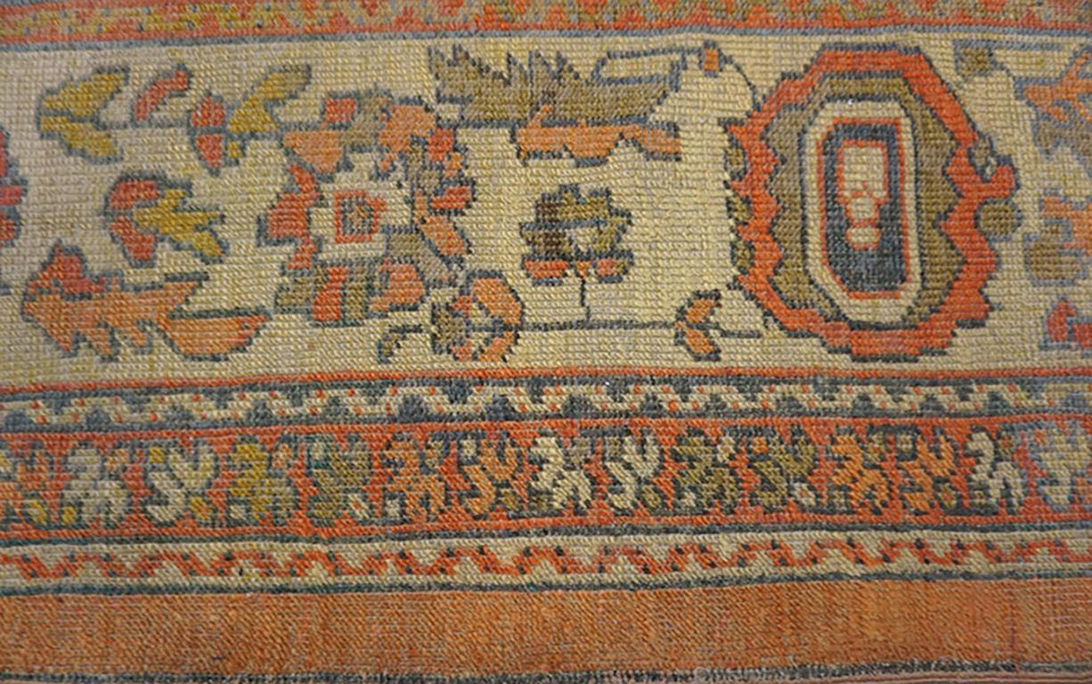 19th Century Turkish Oushak Carpet ( 9'3