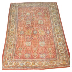 19th Century Turkish Oushak Carpet