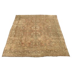 19th Century Turkish Tribal Oushak Rug