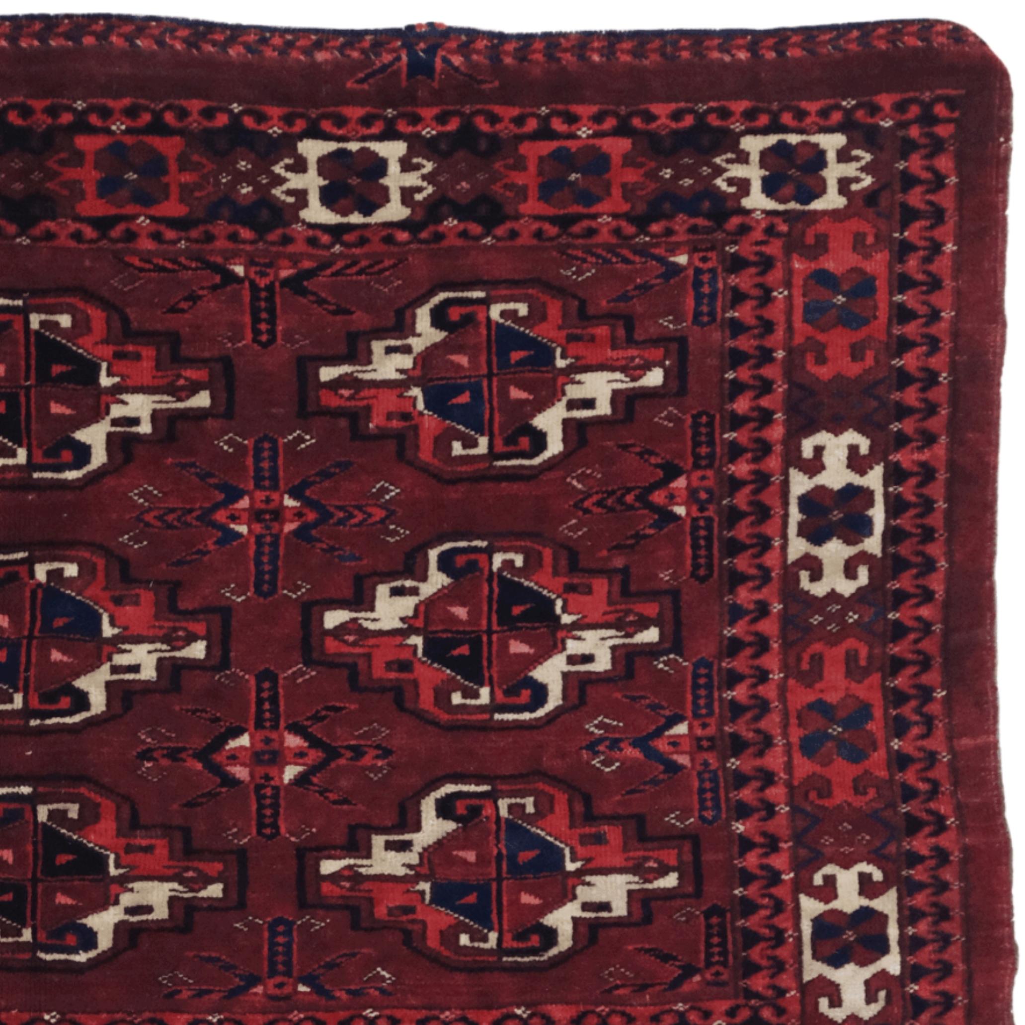 Hand-Woven 19th Century Turkmen Karadashli Chuval For Sale