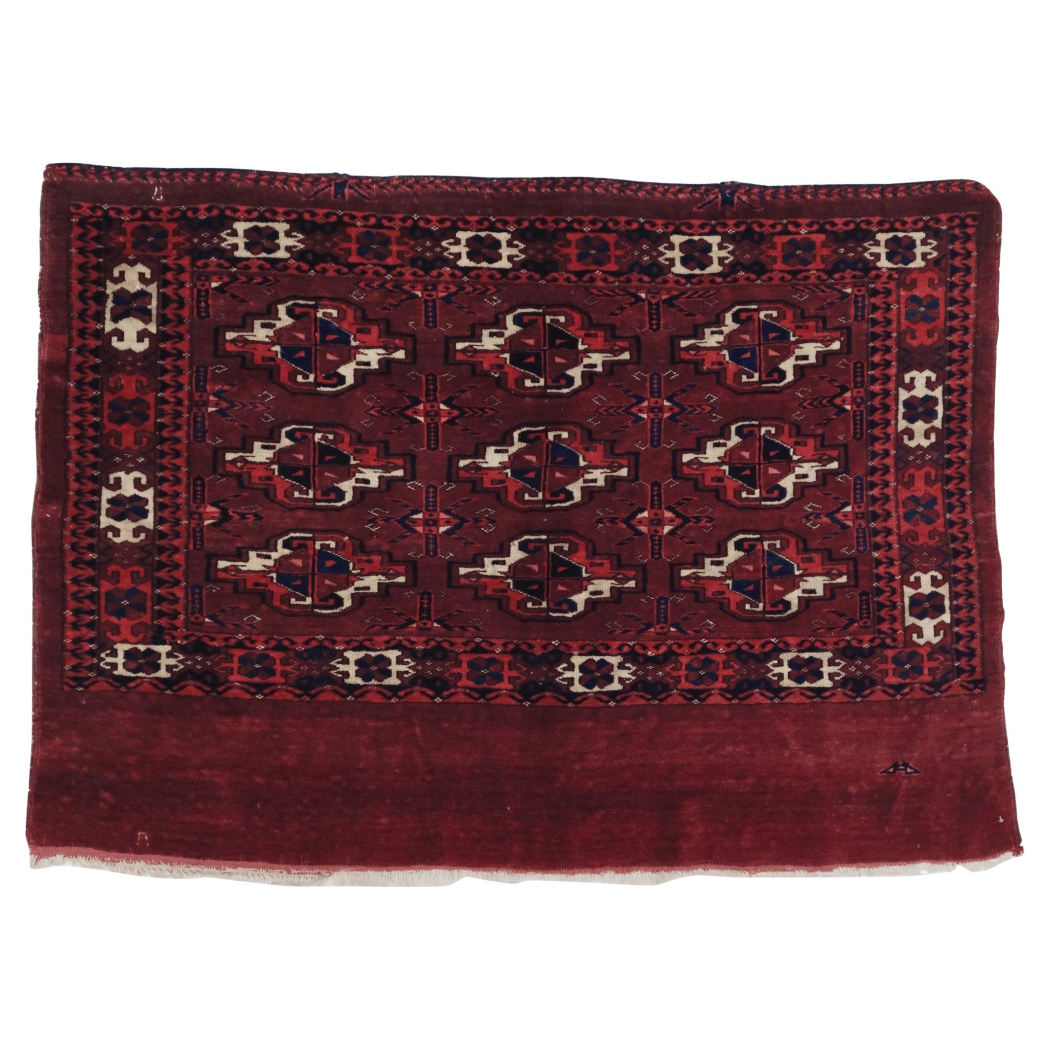 19th Century Turkmen Karadashli Chuval For Sale