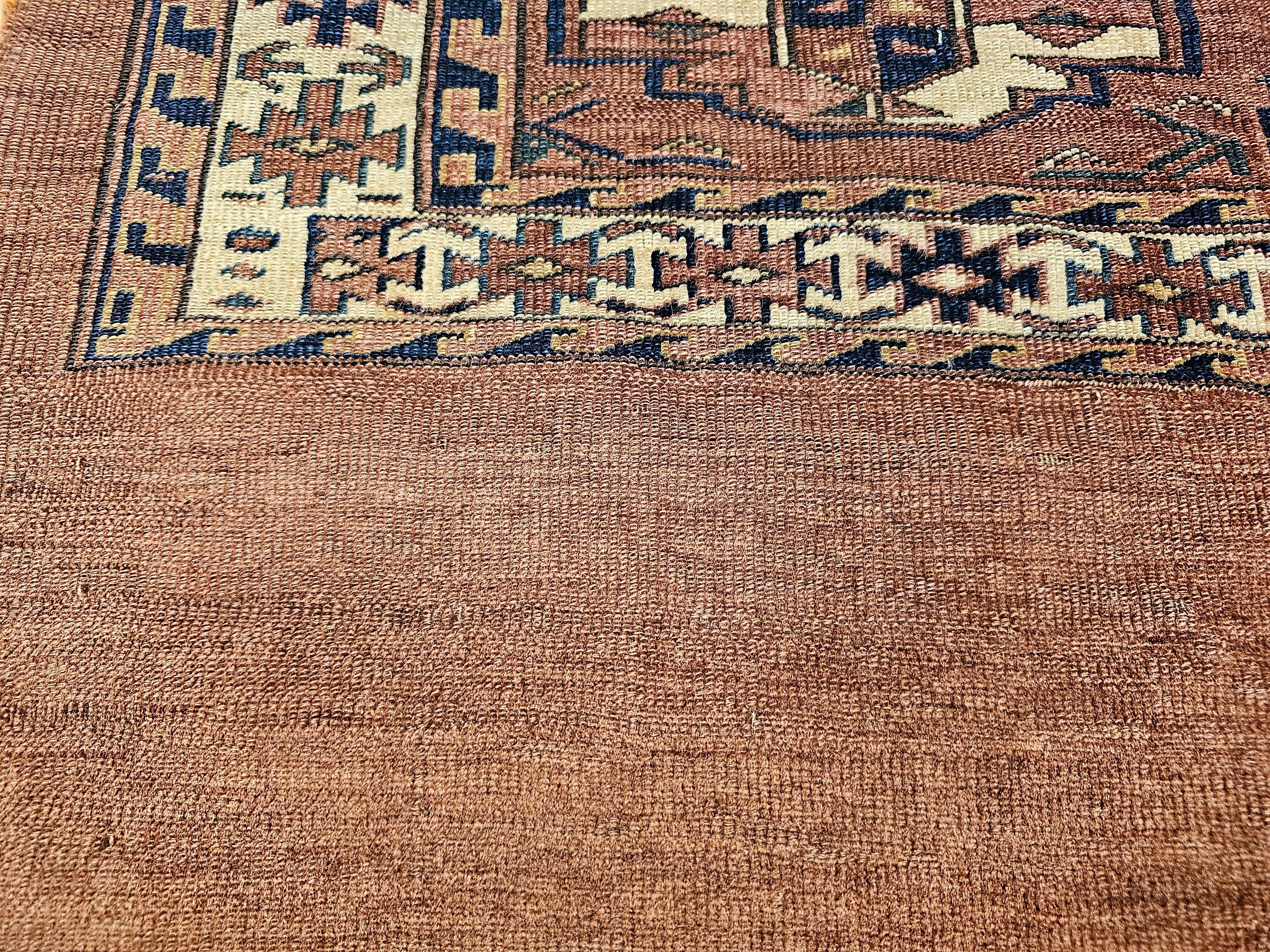 Turkmenisches Yomut Chuval Bagface aus dem 19. im Angebot 3