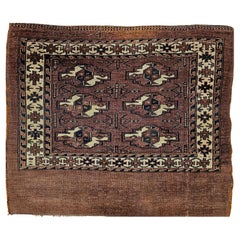 19th Century Turkmen Yomut Chuval Bagface