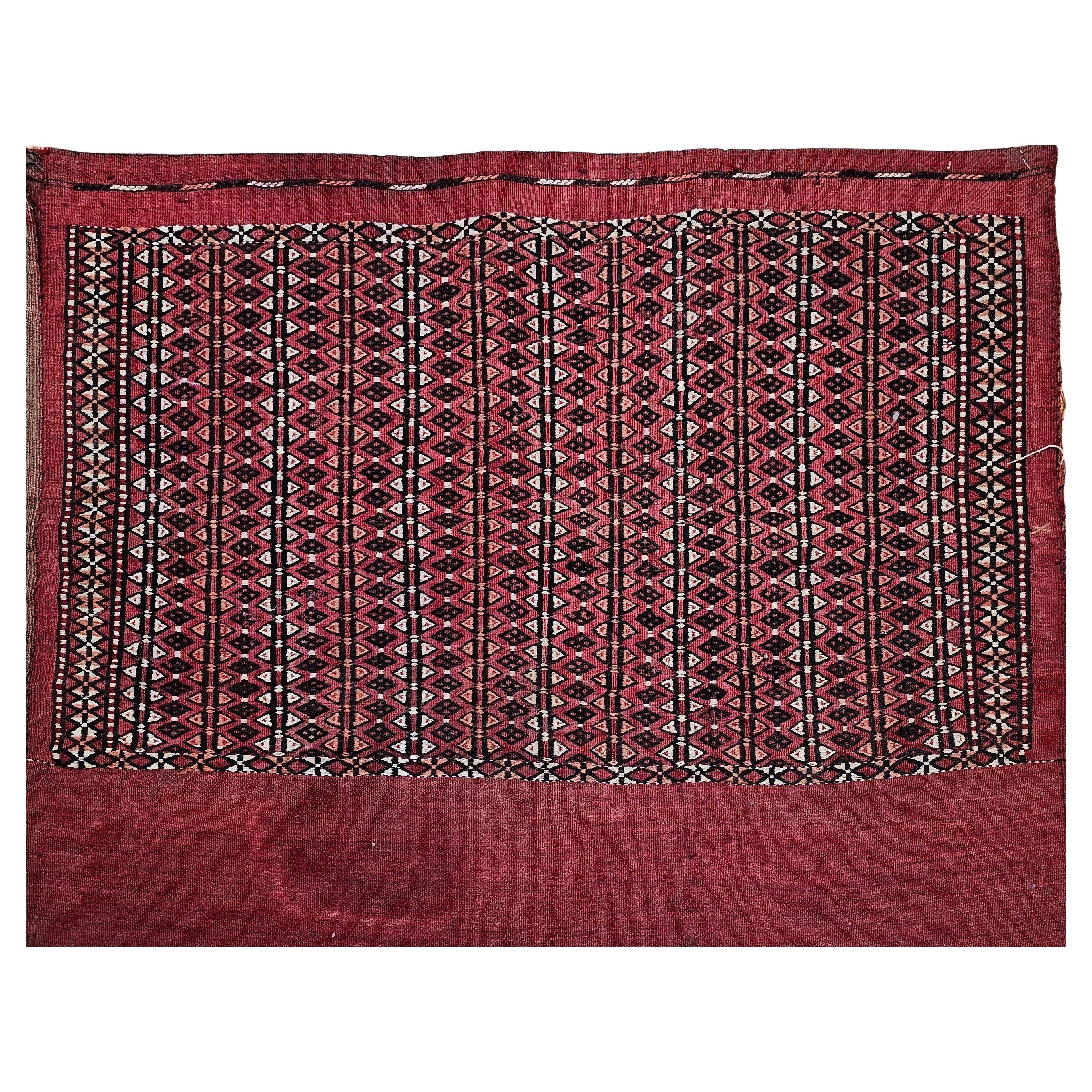 19th Century Turkmen Yomut Tribal Chuval Bag