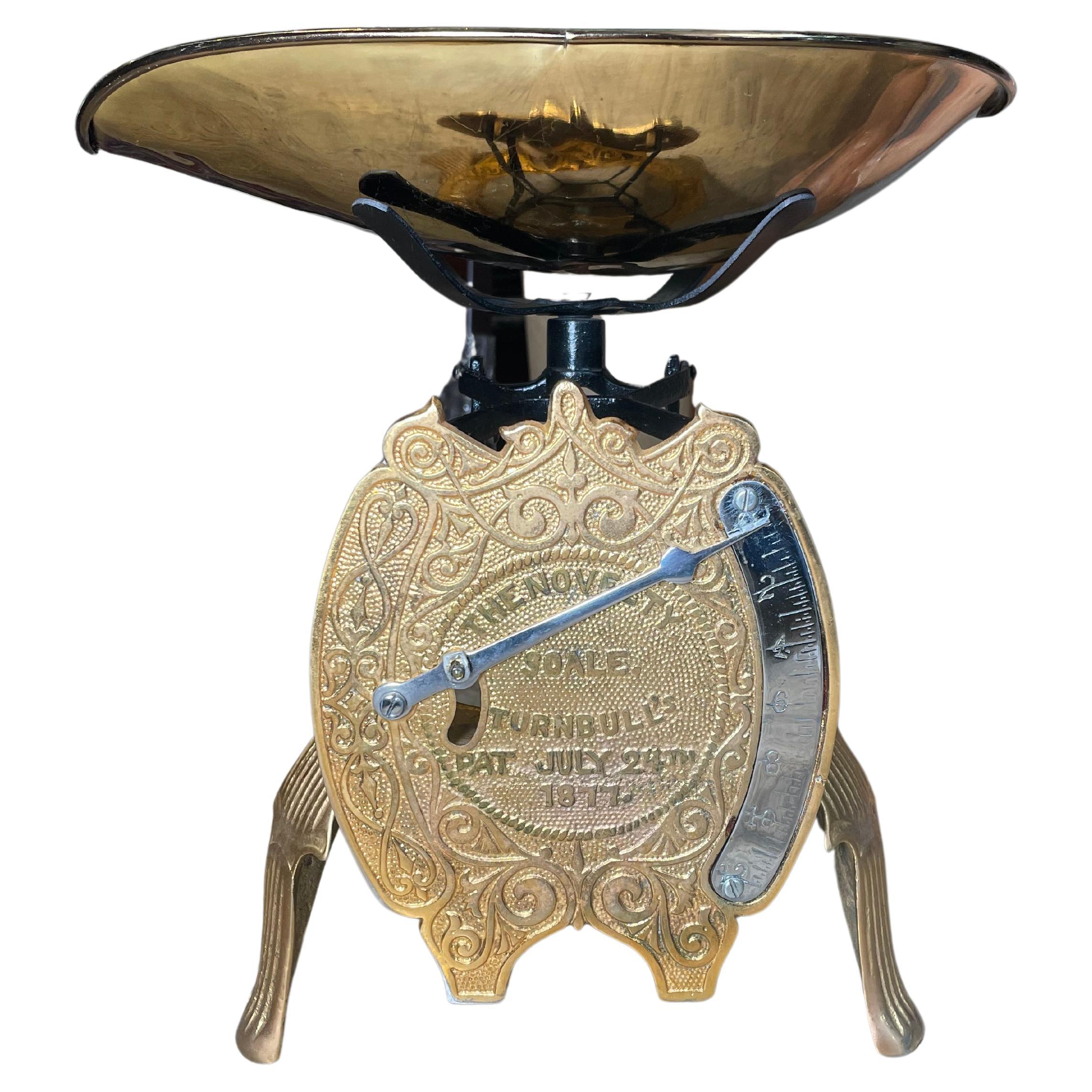 19th Century Turnbull Novelty Kitchen Scale For Sale