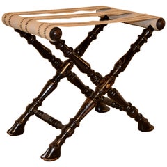 19th Century Turned Folding Luggage Stand