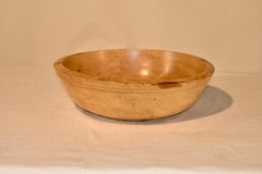 Ciotola in sicomoro tornito del XIX secolo