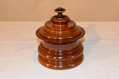 19th Century Turned Treen Humidor