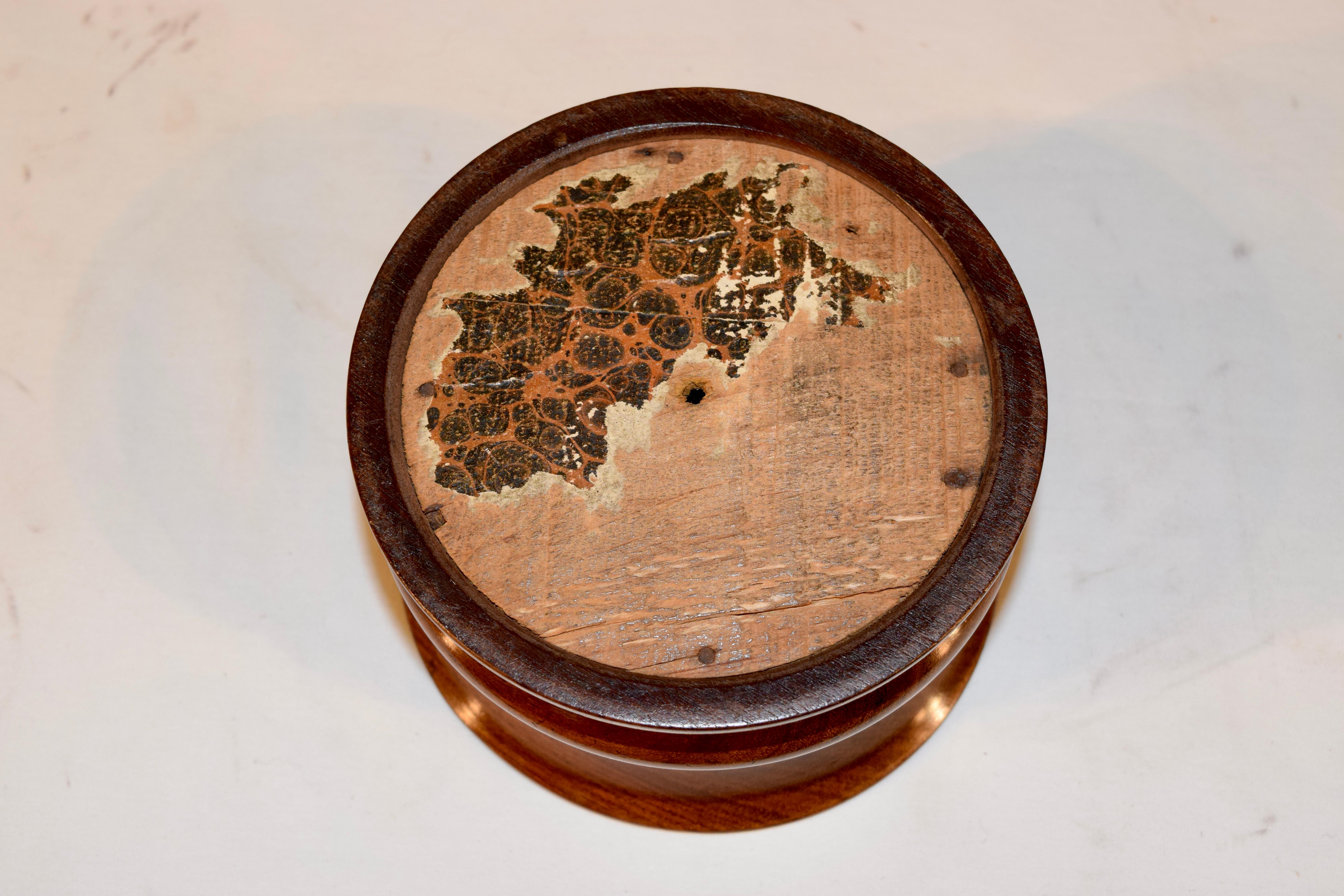 19th Century Turned Treen Humidor 2