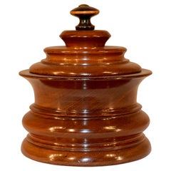 19th Century Turned Treen Humidor