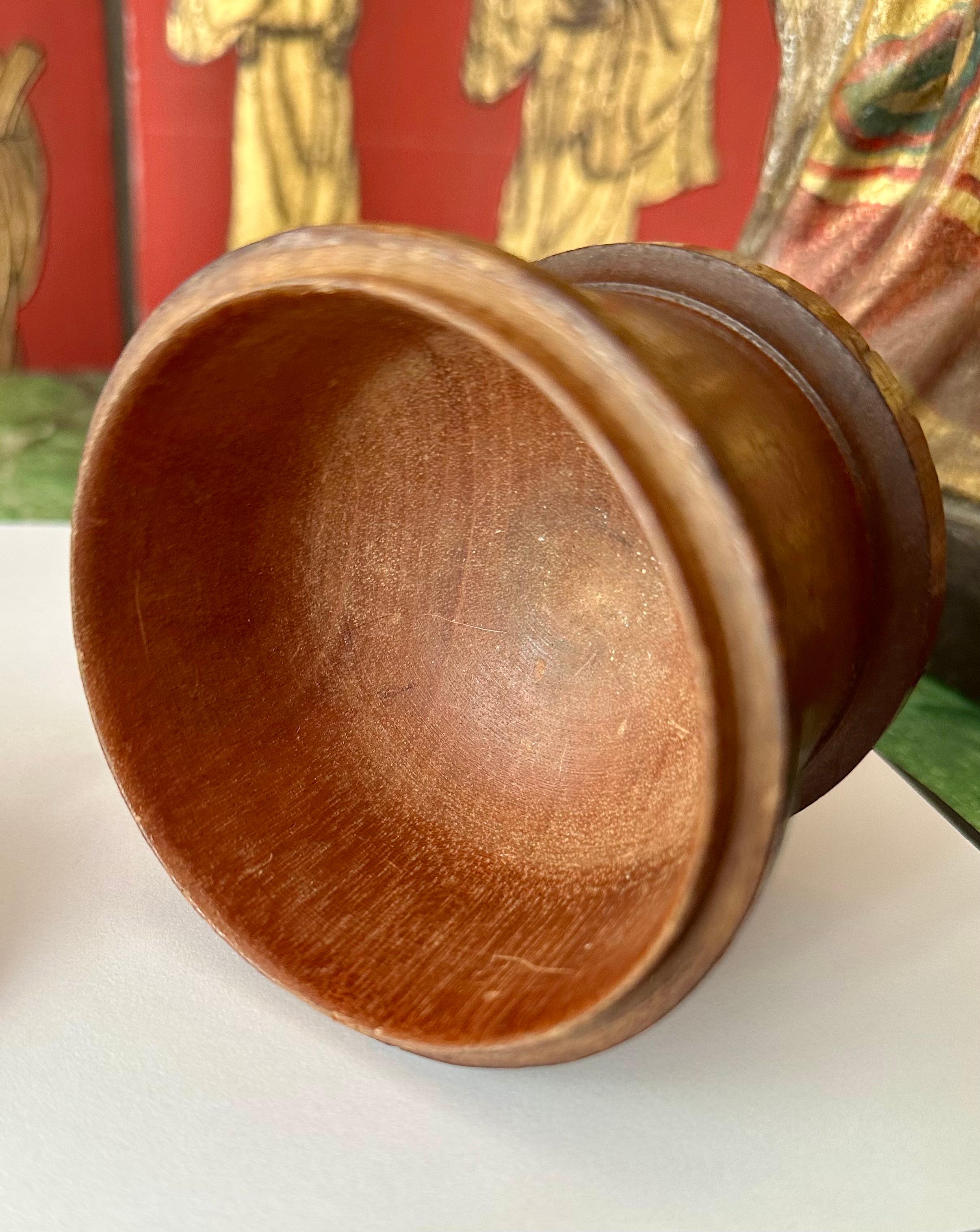 19th Century Turned Wood Tobacco Jar. For Sale 2