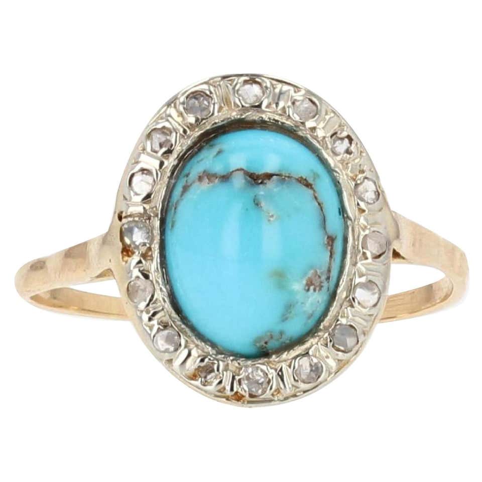 Antique Turquoise Rings - 893 For Sale at 1stDibs | vintage turquoise ...