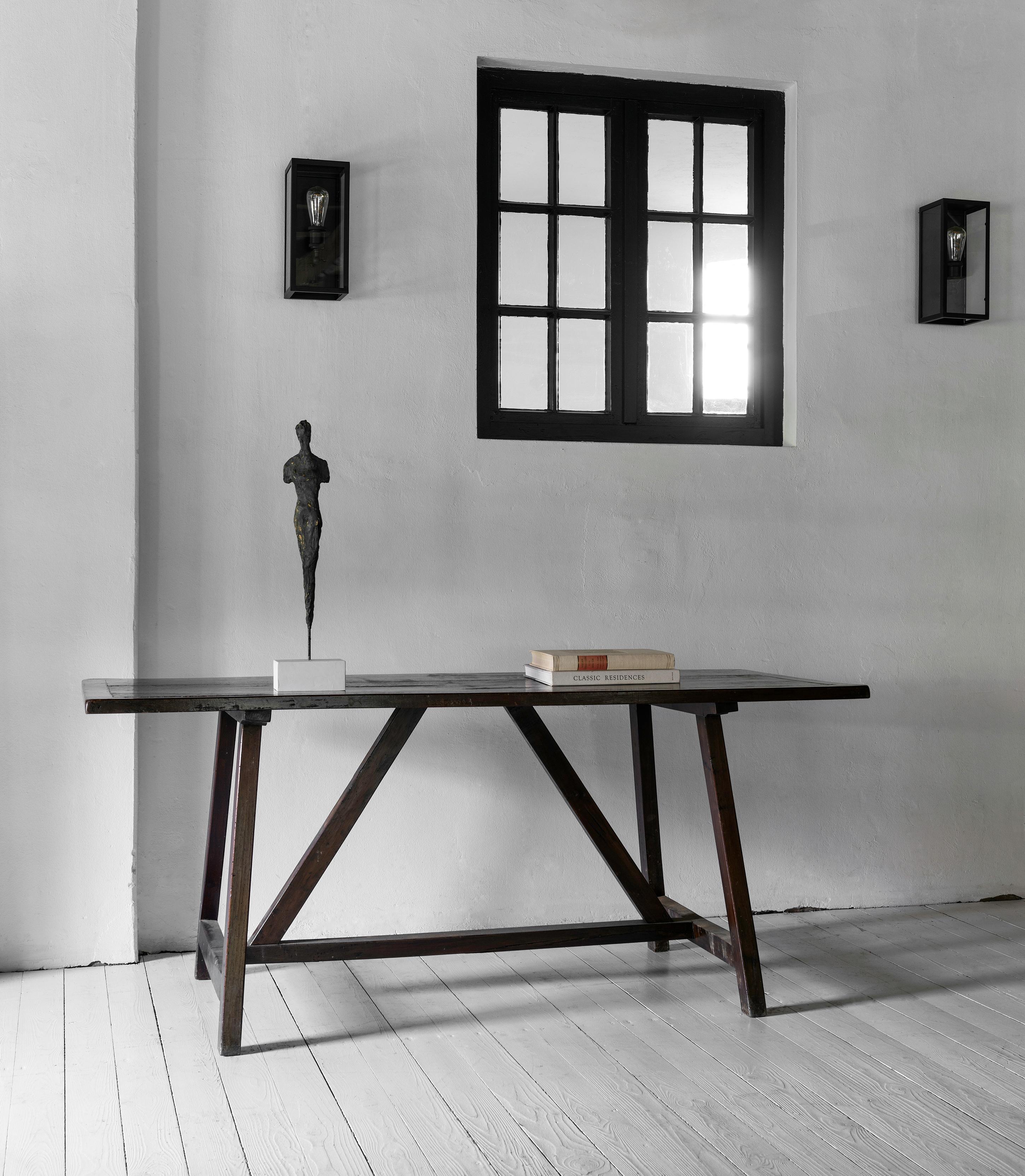 19th Century 19th century Tuscan library desk in Fratino style For Sale