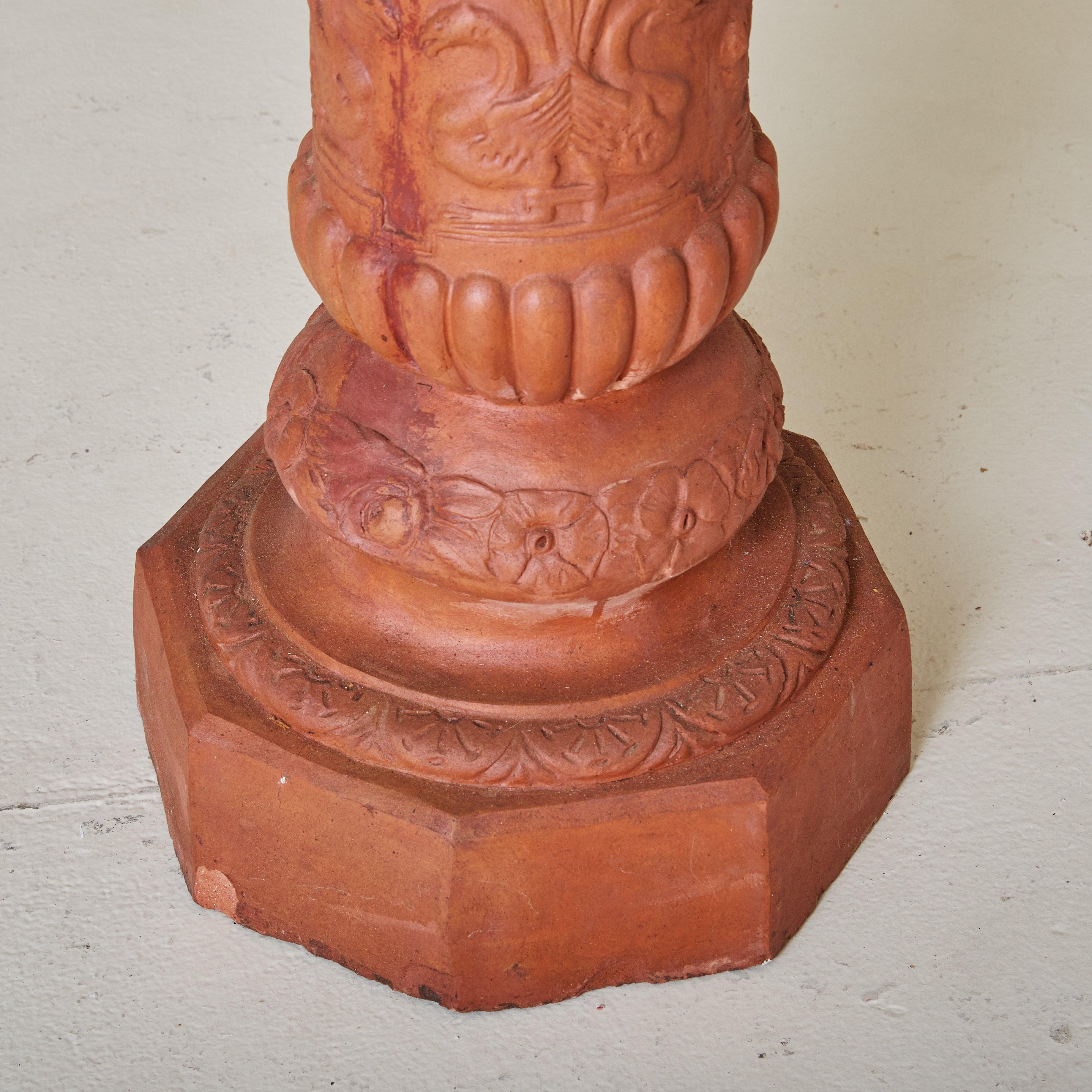 19th Century Tuscan Terracotta Column For Sale 1