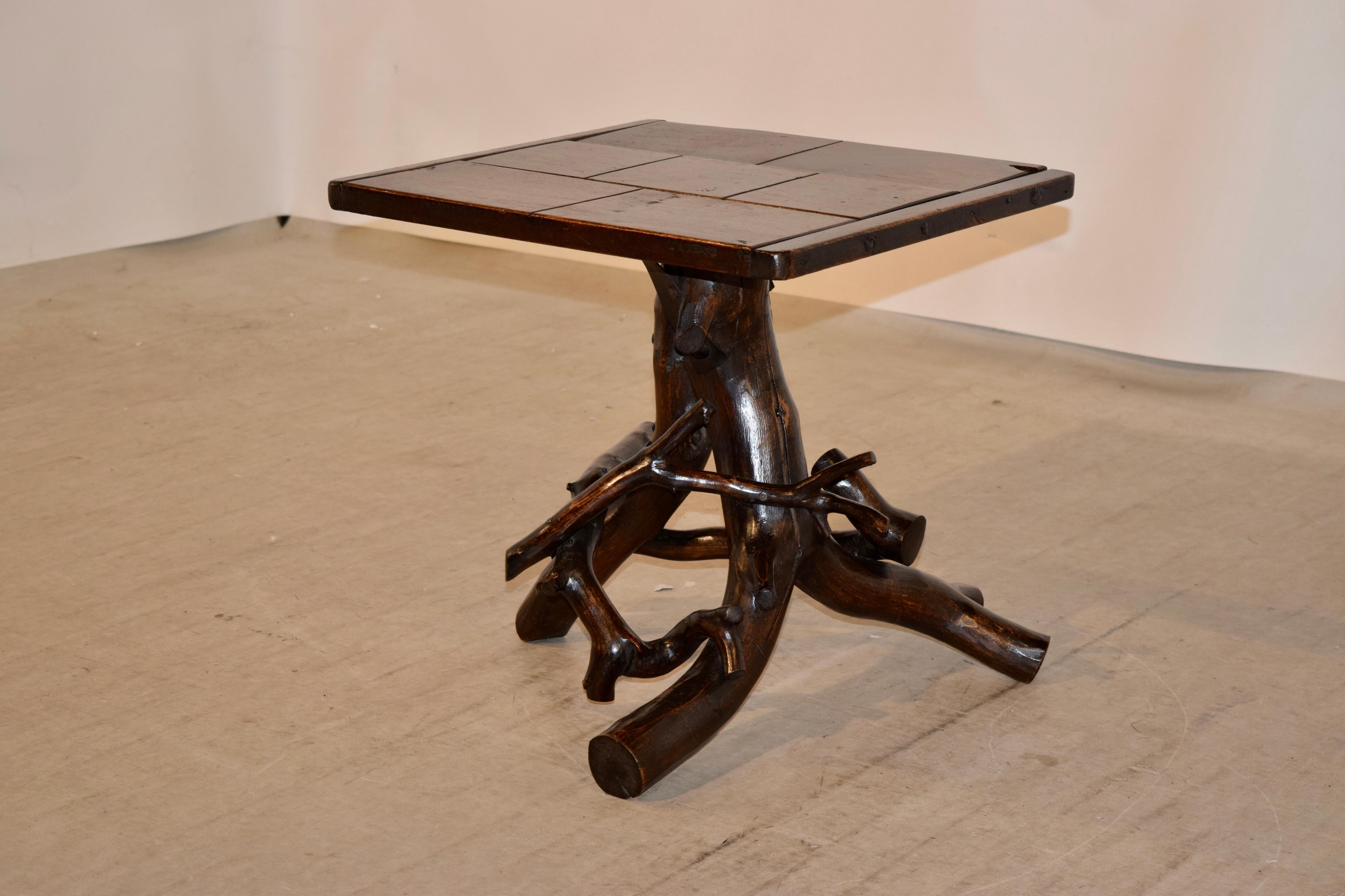 French 19th Century Twig Side Table