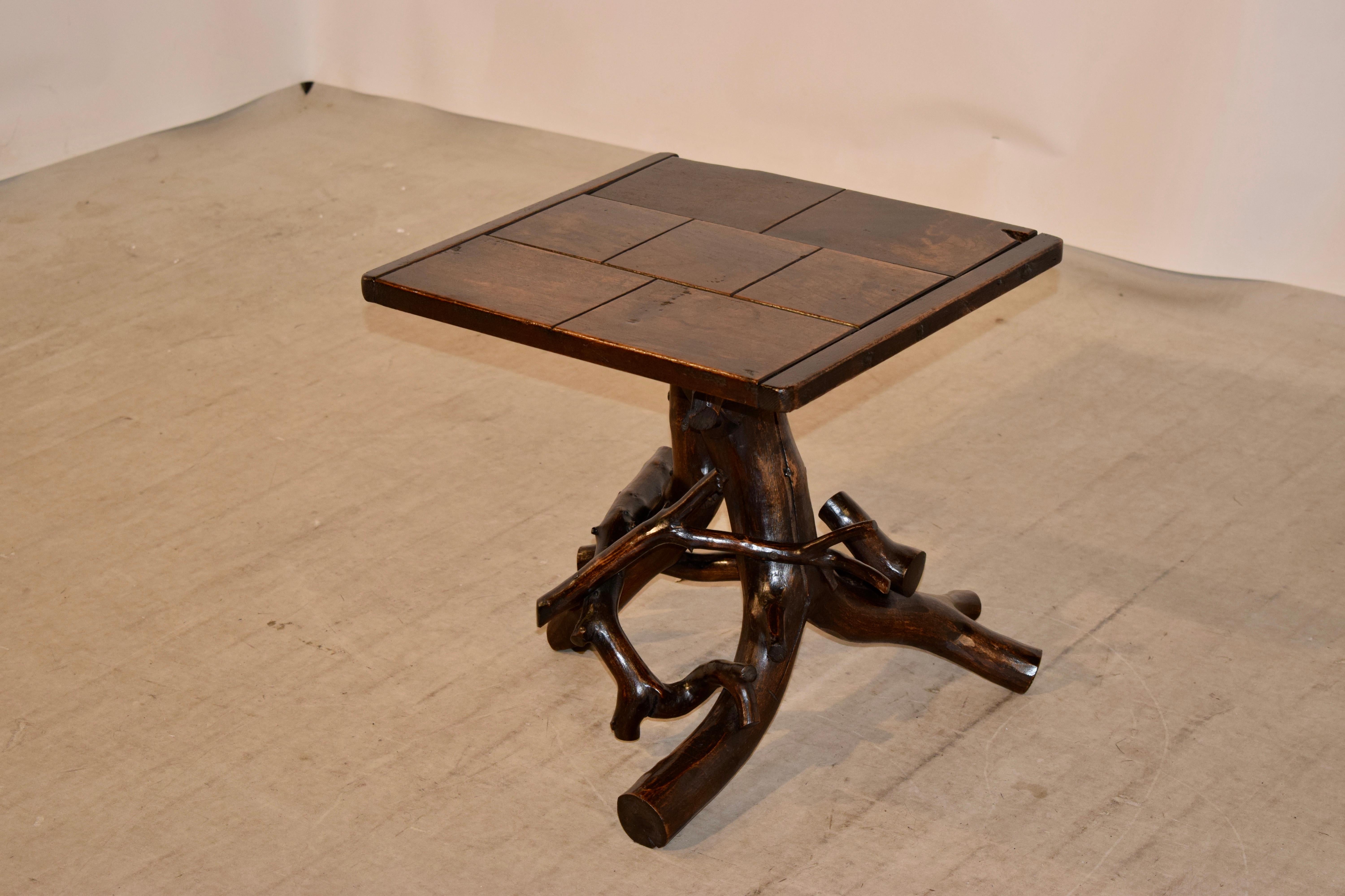 19th Century Twig Side Table In Good Condition In High Point, NC