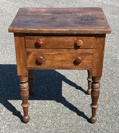 19th Century Two Drawer Sewing Stand