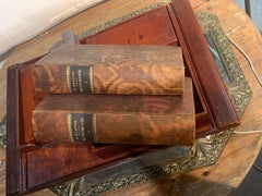 19th Century Two Italian Volumes Monumenti Di Tutti I Popoli by Ernest Breton