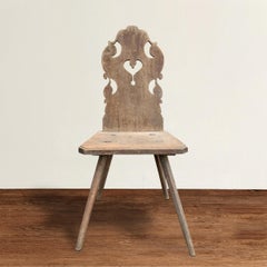 19th Century Tyrolean Side Chair