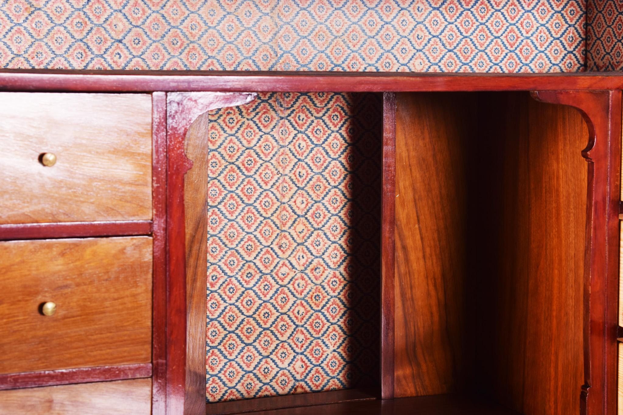 19th Century Unique Czech Walnut Biedermeier Secretary/Writing Desk, 1830s 11