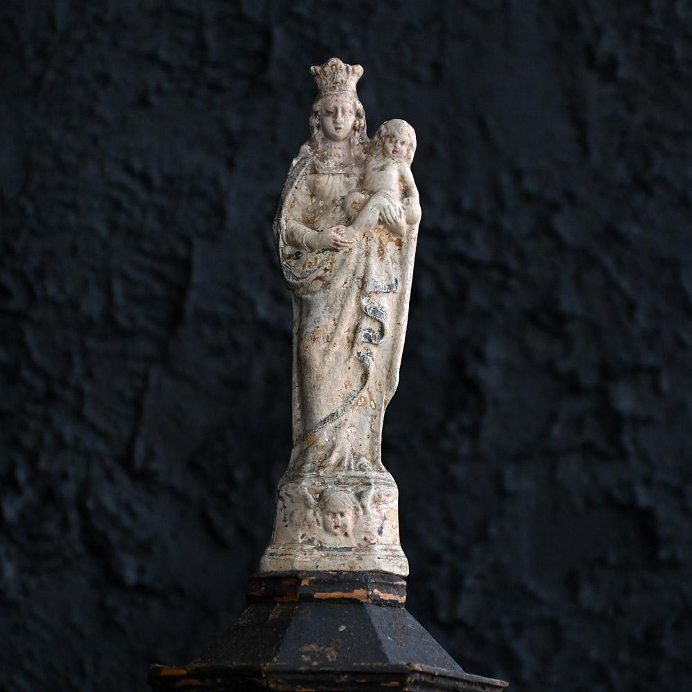 Fin du XIXe siècle Modèle de chapelle/meument inhabituel d'art populaire du 19ème siècle en vente