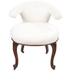 19th Century Unusually Shaped Parlour Chair