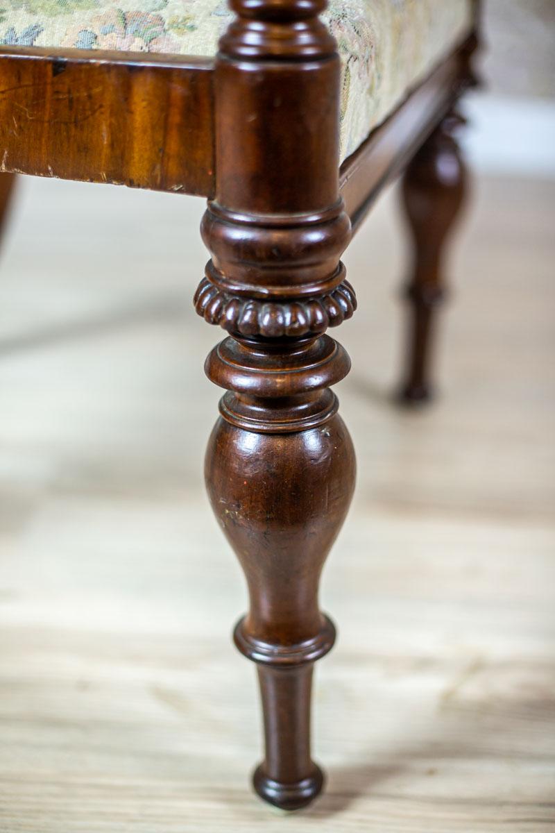 19th Century Upholstered Biedermeier Armchair 4