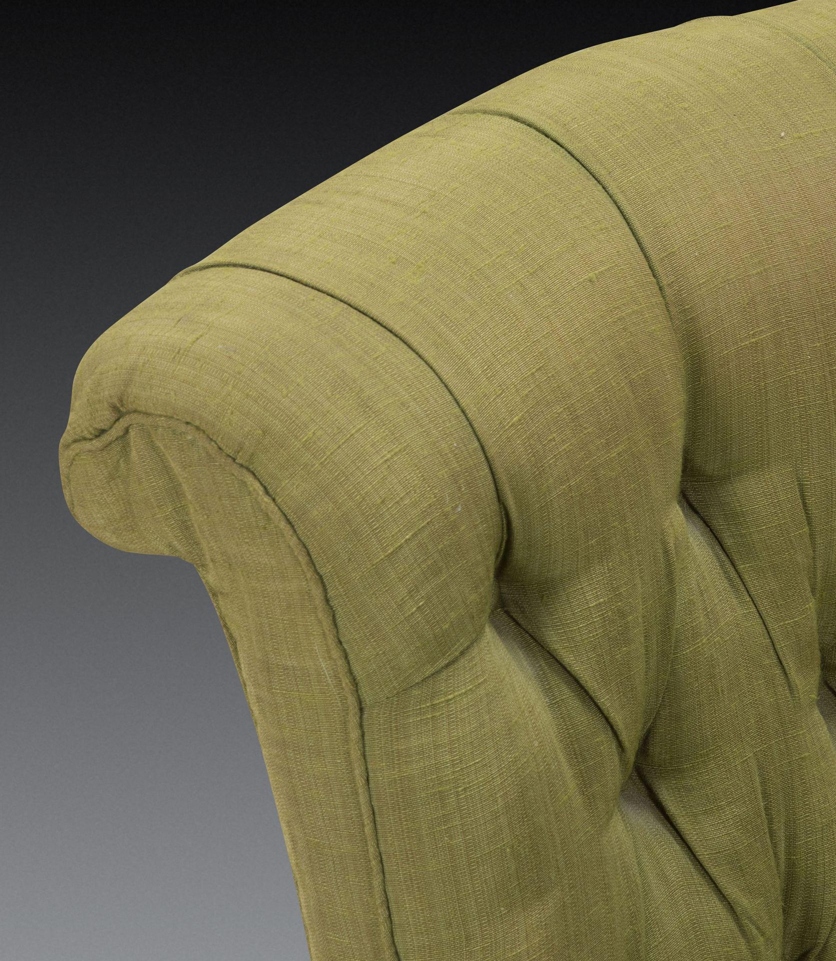 Metà XIX secolo Poltrona imbottita Easy del XIX secolo in vendita