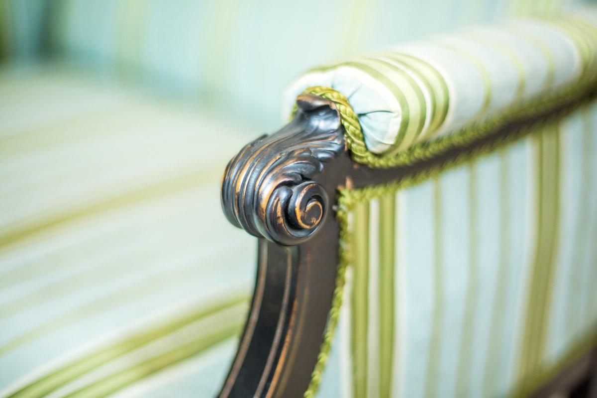 19th Century Upholstered Napoleon III Sofa 1