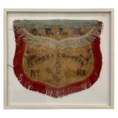 19th Century US Mason's Apron in Leather