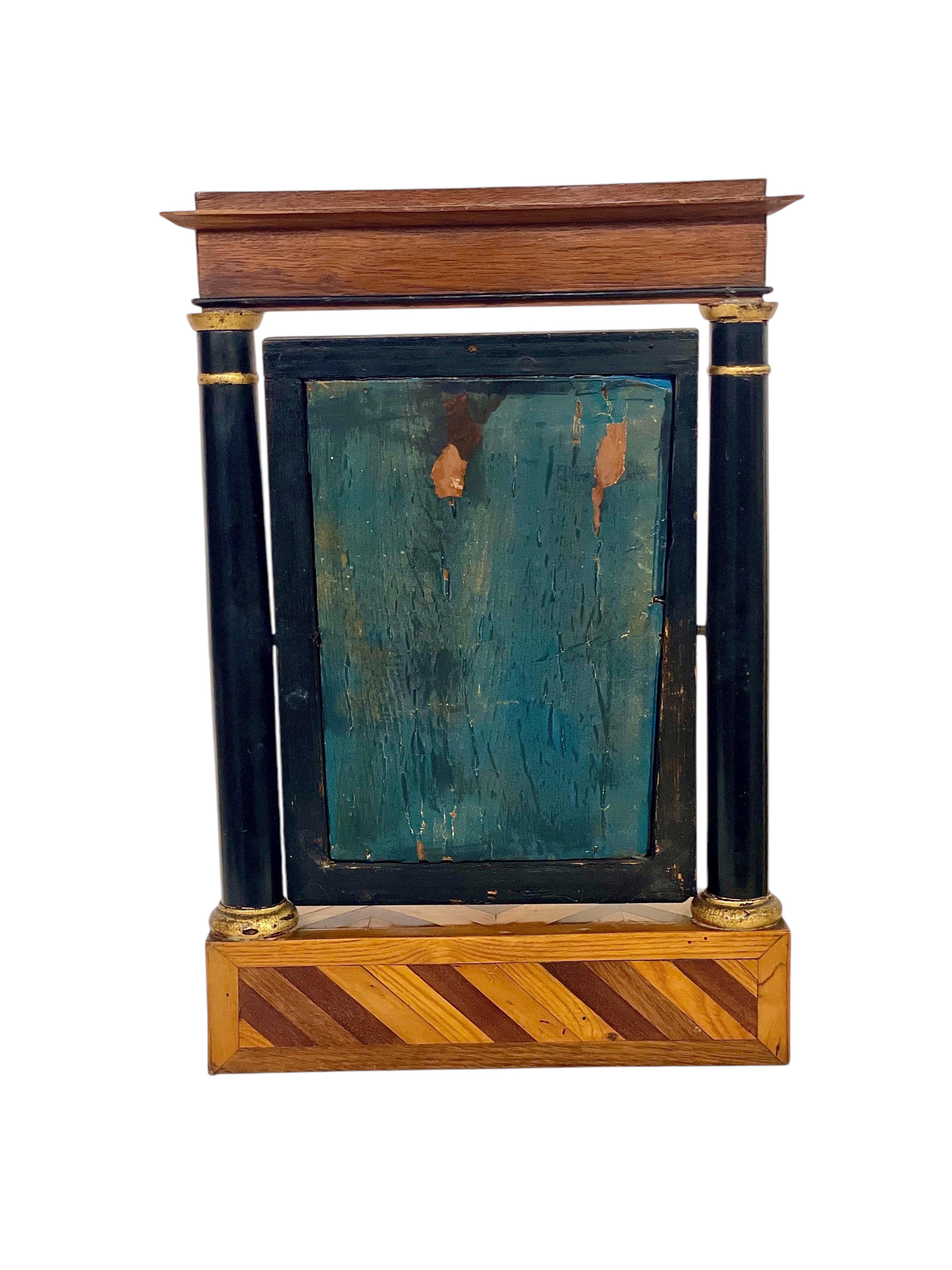 19th Century Table Psyché Mirror with a Drawer and Tilting Glass For Sale 6