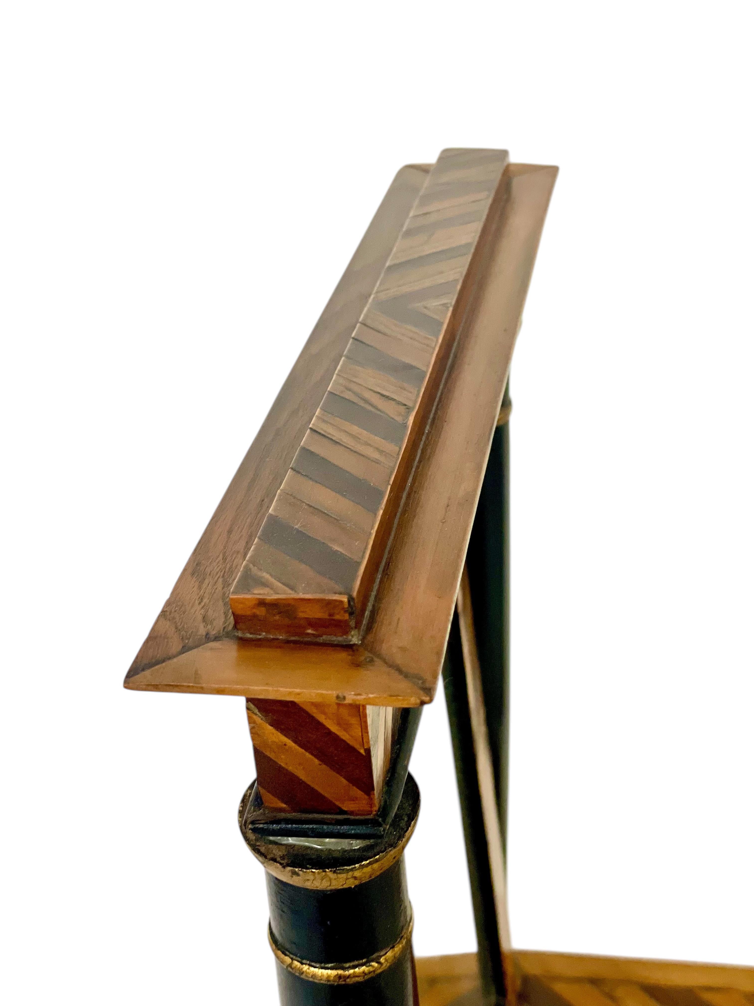 19th Century Table Psyché Mirror with a Drawer and Tilting Glass For Sale 7