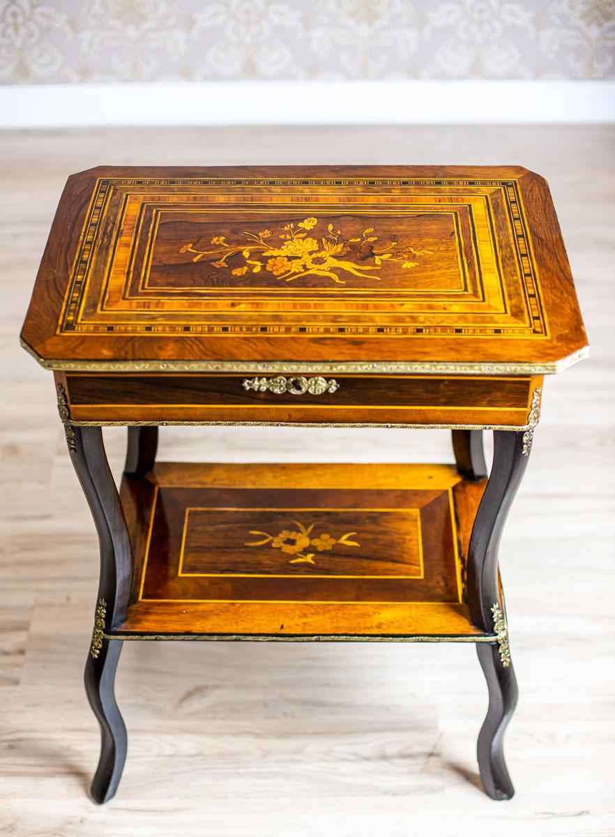 19th Century Vanity-Sewing Table-Whatnot 1