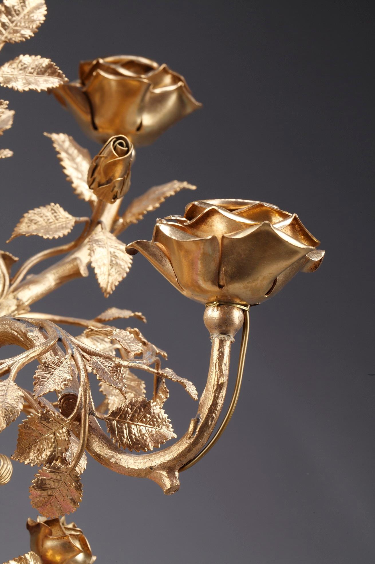 19th Century Vases Mounted as Lamps in Famille Rose Porcelain Taste 10