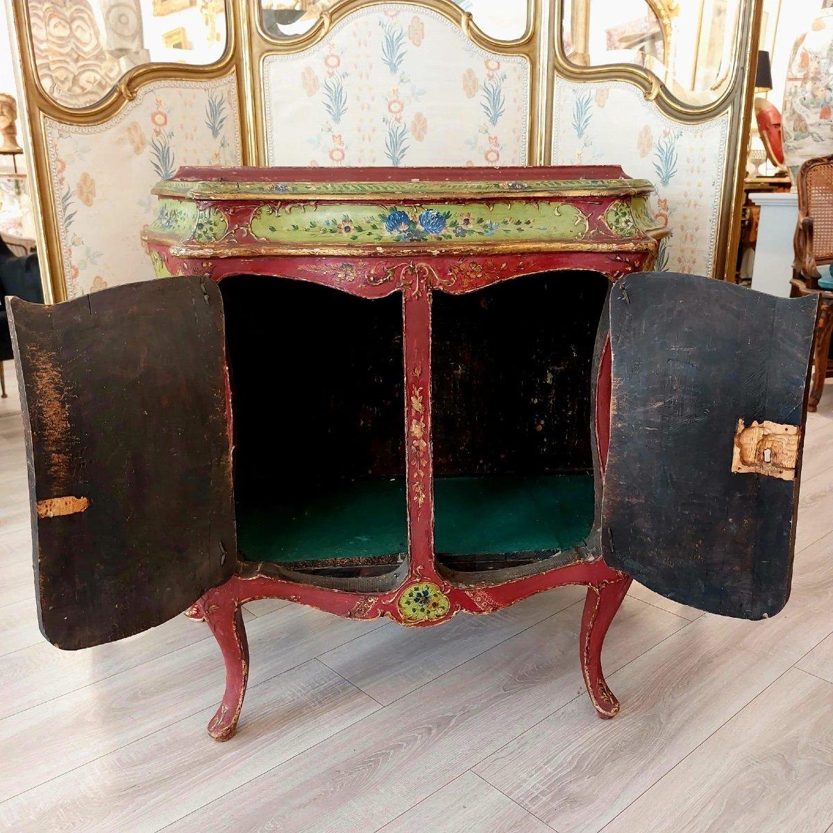 Bahut-Sideboard im venezianischen Barockstil des 19. Jahrhunderts (Gemalt) im Angebot