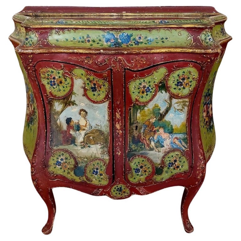 Buffet Bahut de style baroque vénitien du 19ème siècle En vente sur 1stDibs
