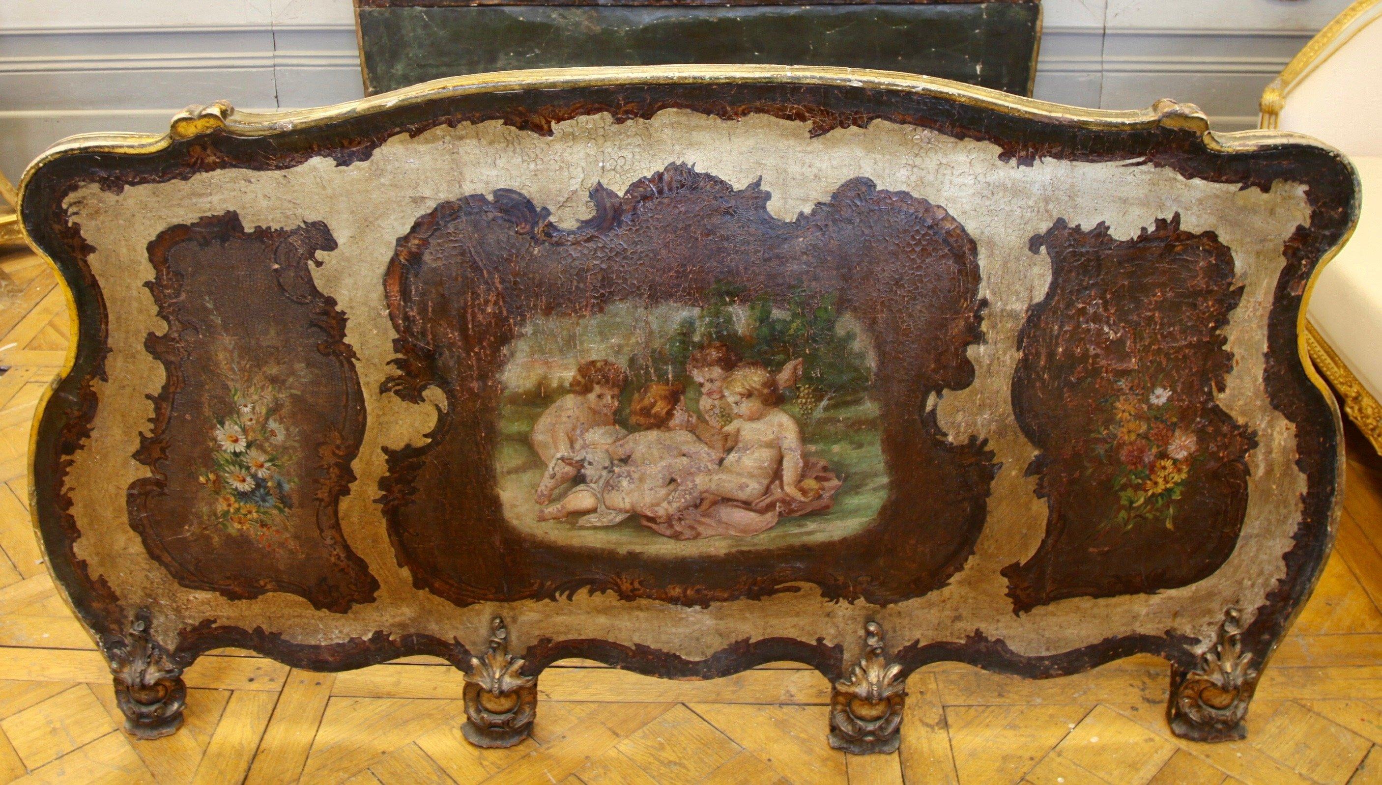 Baroque 19th Century Venetian Bed