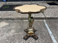19th Century Venetian Carved Dolphin Table