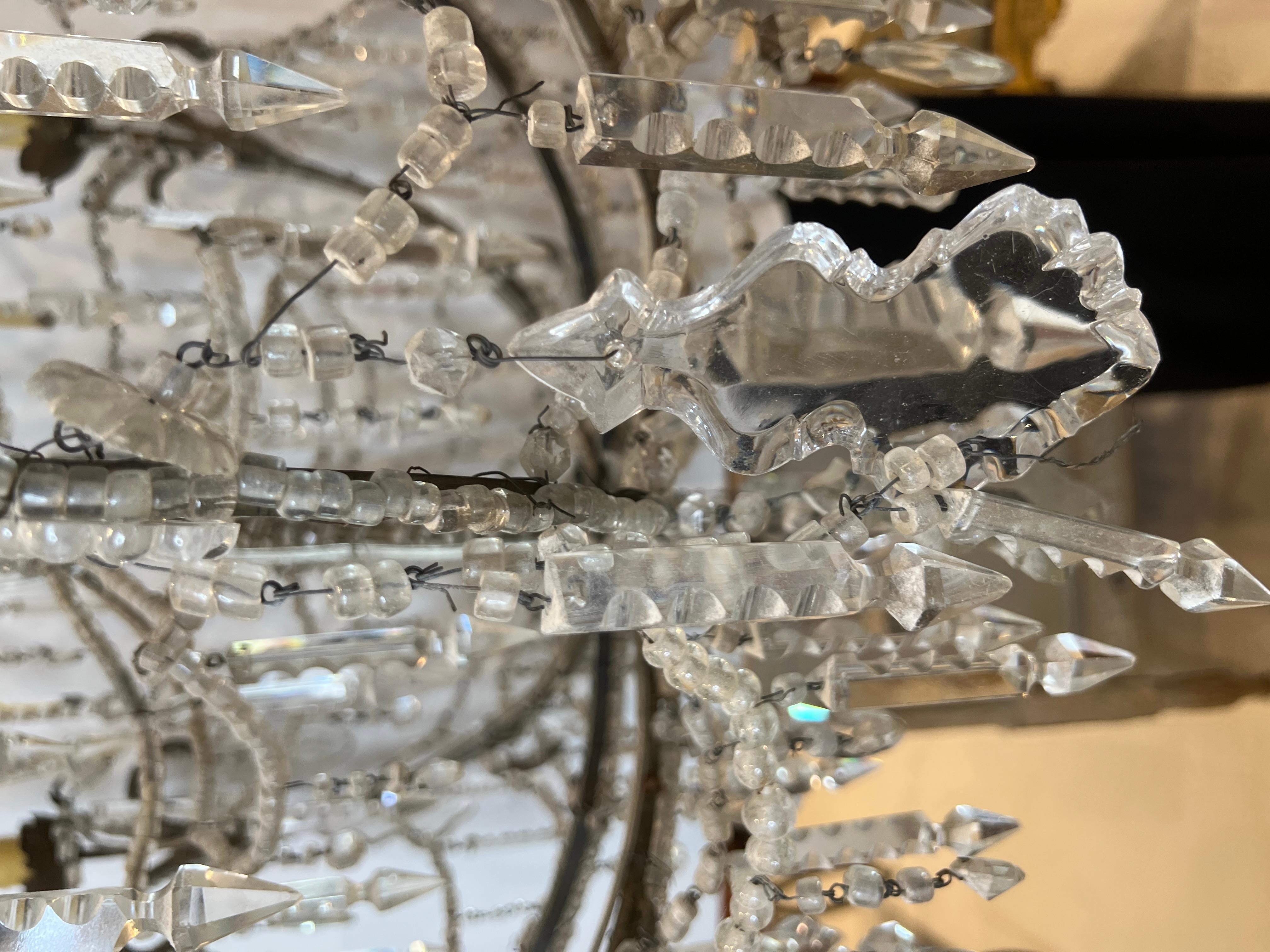 19th Century Venetian Chandelier In Fair Condition For Sale In New Orleans, LA