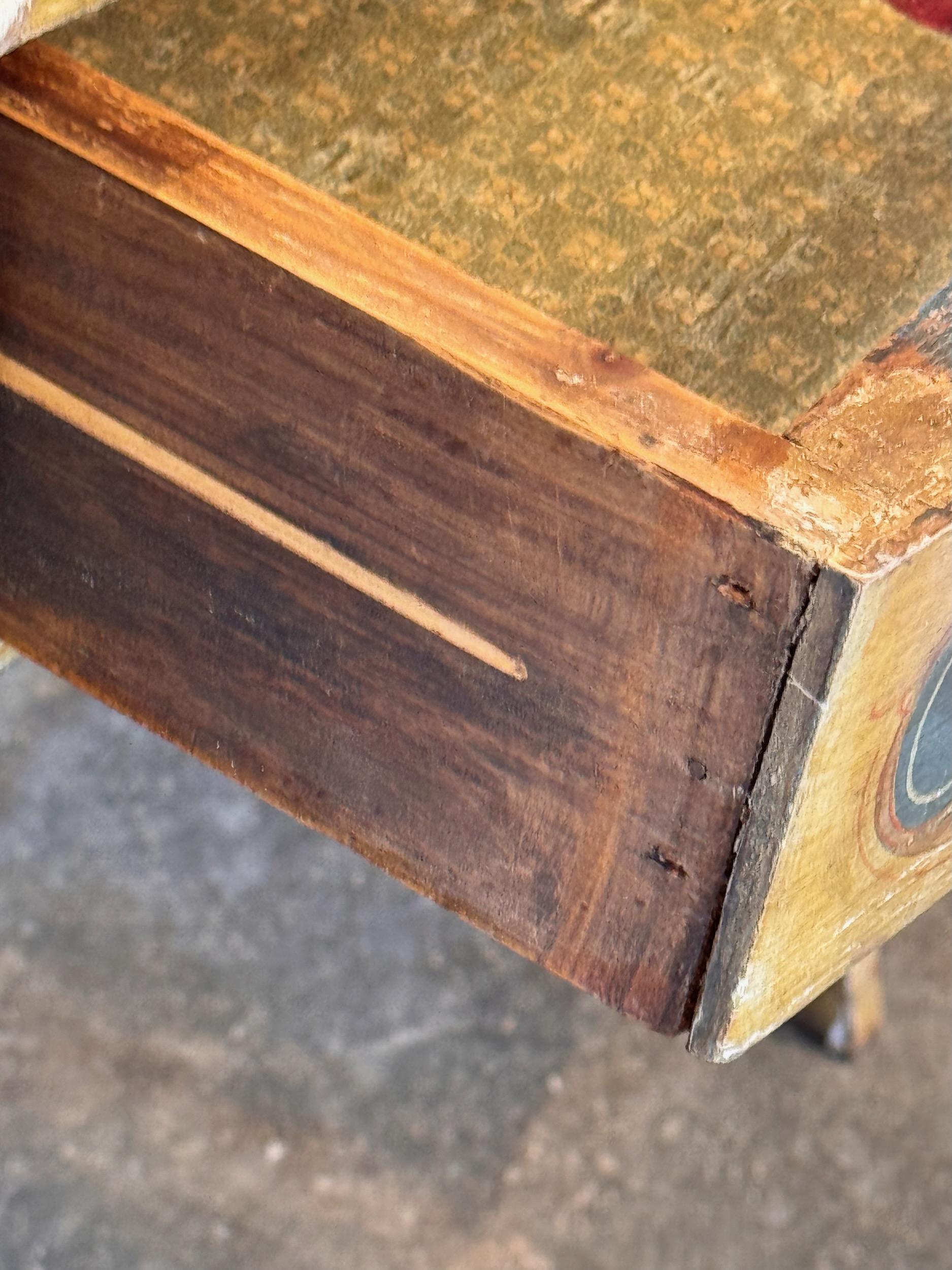Legno Scrivania veneziana del XIX secolo in vendita