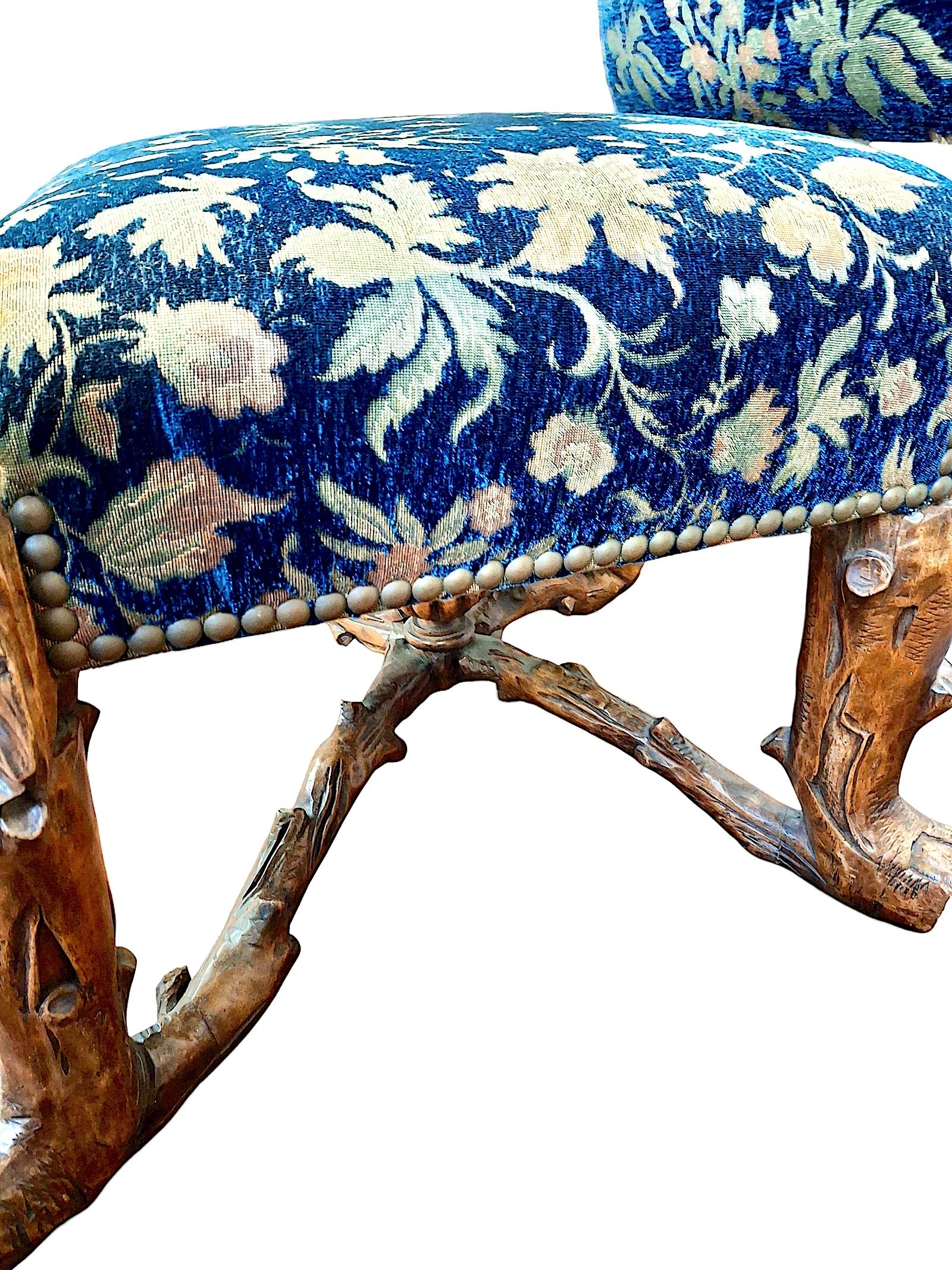 Fauteuil vénitien figuratif du XIXe siècle, à la manière d'Andrea Brustolon en vente 3