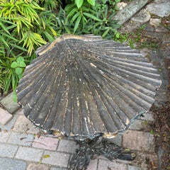 19th Century Venetian Gilded, Carved Wood Grotto Style Table