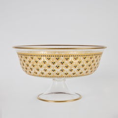 19th Century Venetian Glass Footed Bowl