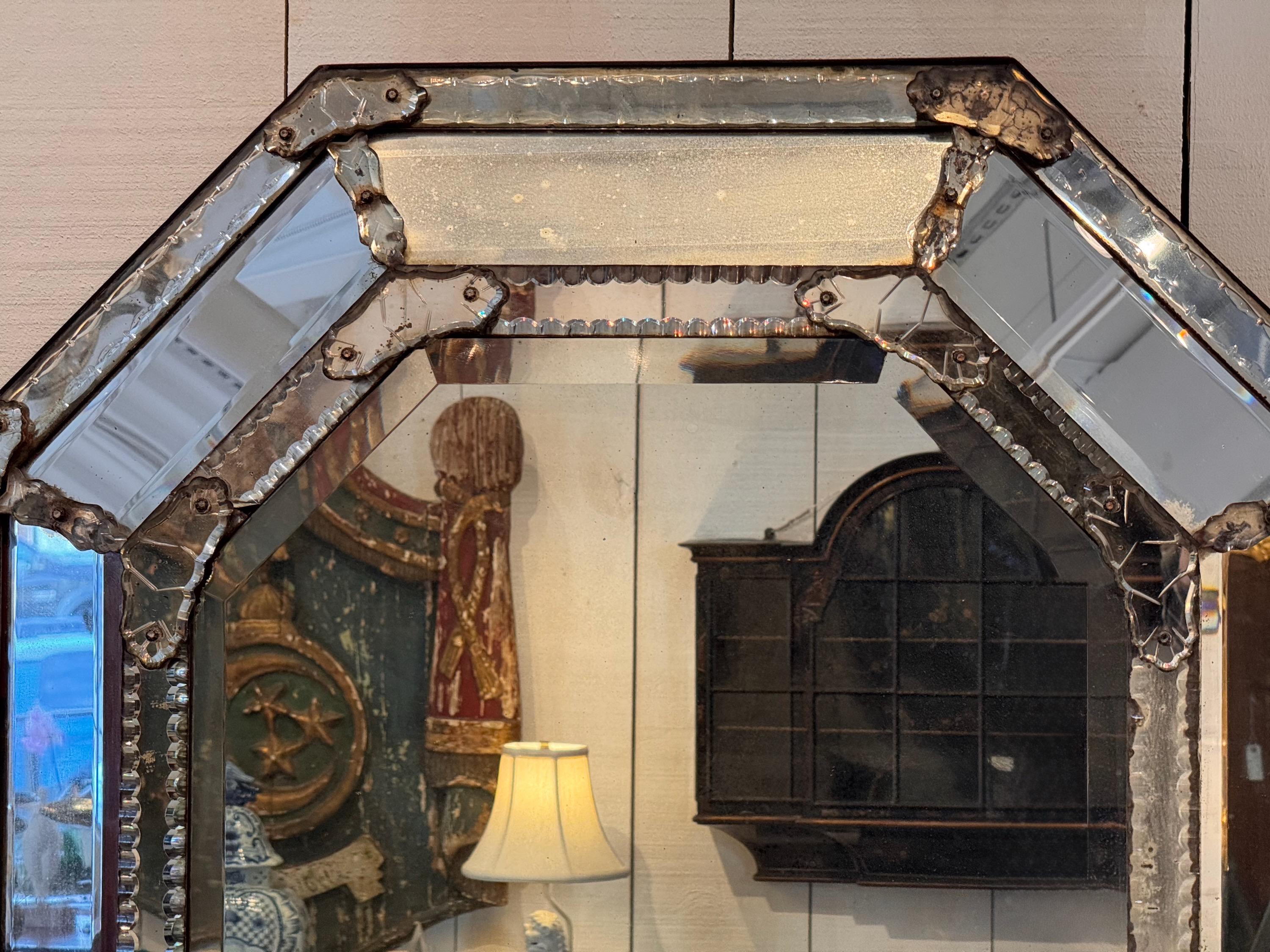 19th Century Venetian Mirror In Good Condition In Charlottesville, VA