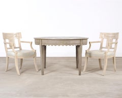 19th Century Venetian Painted Center Table with Scalloped Apron